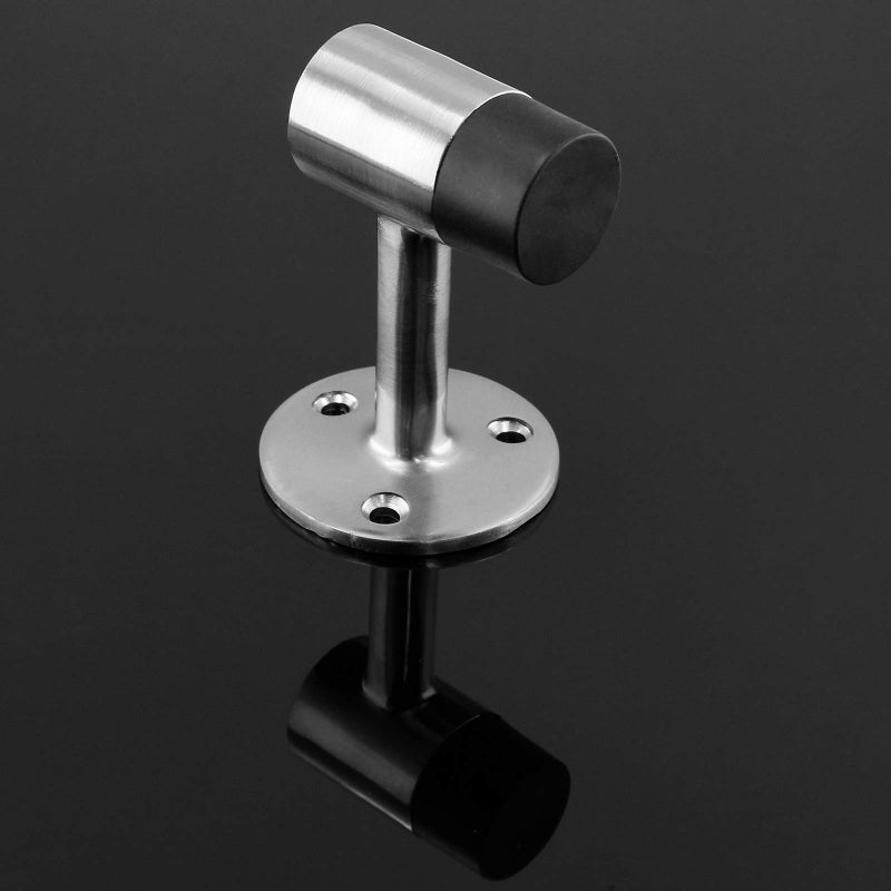 PHITUODA 3 Inch / 75mm Heavy Duty Floor Stop, Door Stopper Stainless Steel Brushed Nickel - Pack of 1 - Image 5